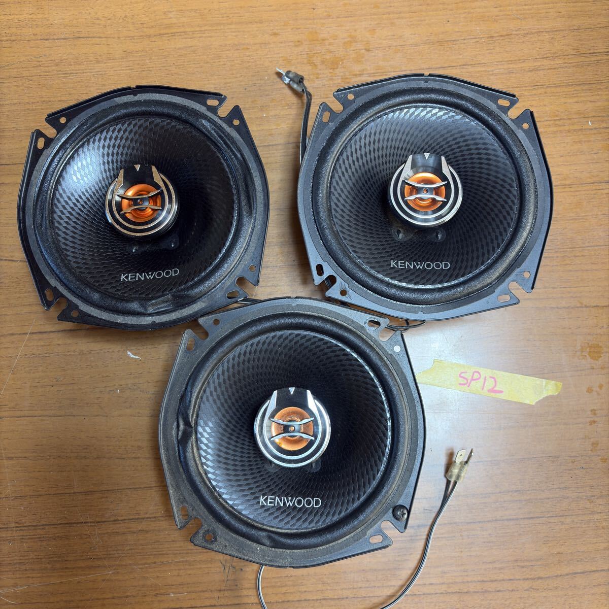 KENWOOD ケンウッド KFC-RS173 4Ω 160W 車載用 スピーカー 3個セット(sp12拍卖