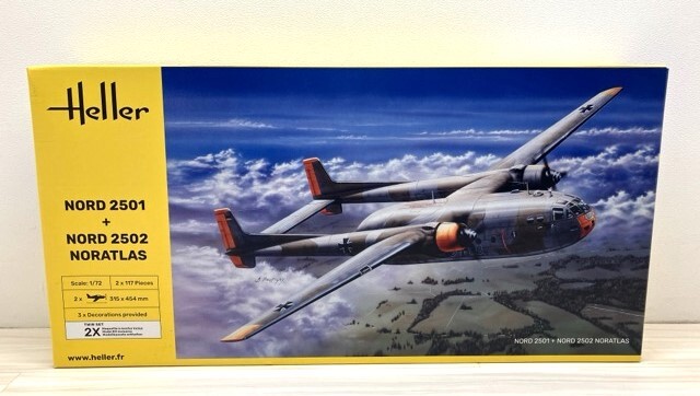 1/72 フランス軍用輸送機 ノール 2501 & ノール 2502 ”ノラトラ” 2機セット 未開封 【F5508-007】116拍卖