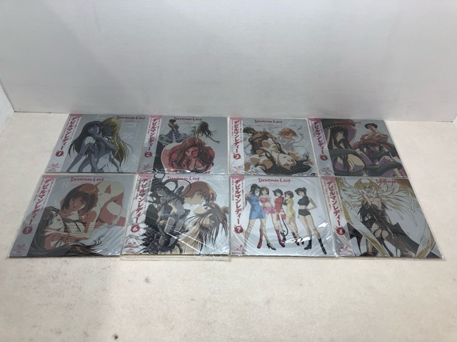 デビルマンレディー DEVILMAN LADY vol.1~8 LD レーザーディスク セット 全巻【P3613-008】024拍卖