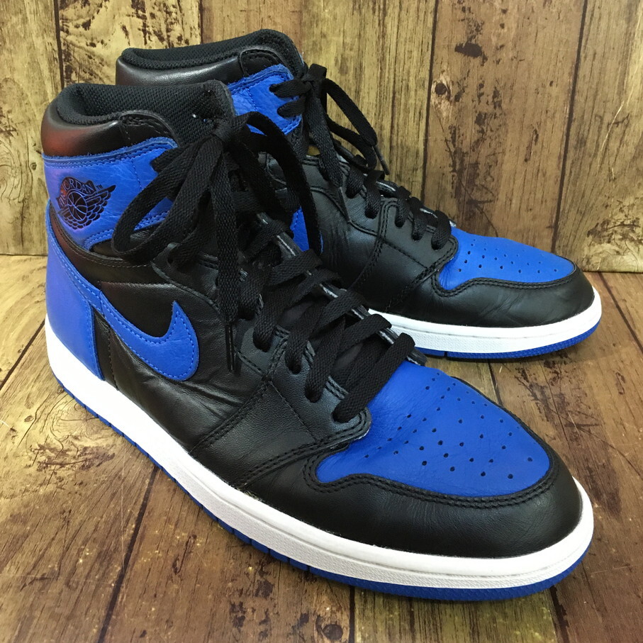 NIKE AIR JORDAN 1 RETRO HIGH OG Royal ナイキ エア ジョーダン 1 レトロ ハイ オージー ロイヤル【8370-004】拍卖