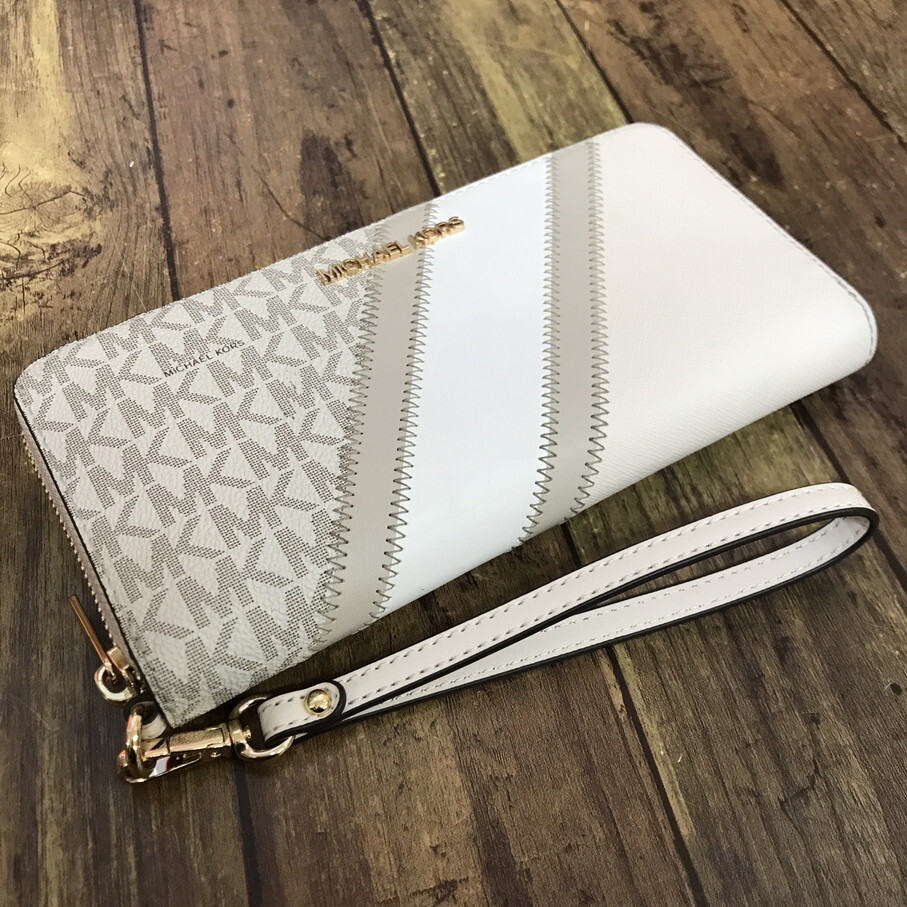 Michael Kors JET SET TRAVEL マイケルコース コンチネンタル ウォレットラウンド ファスナー【F0386-004】拍卖