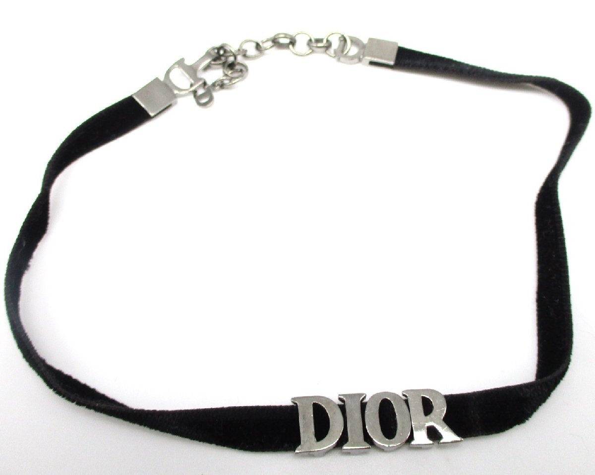 ■クリスチャンディオール■DIORロゴ チョーカー ネックレス■拍卖
