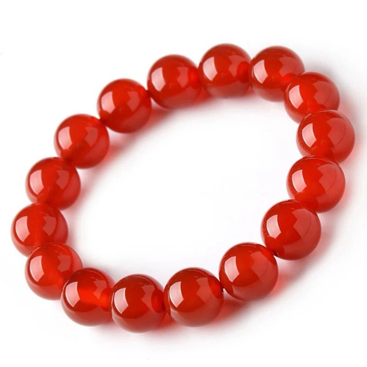 カーネリアンブレスレット10mm AAAAAAA紅瑪瑙 パワーストーン 浄化 天然石 メノウ拍卖
