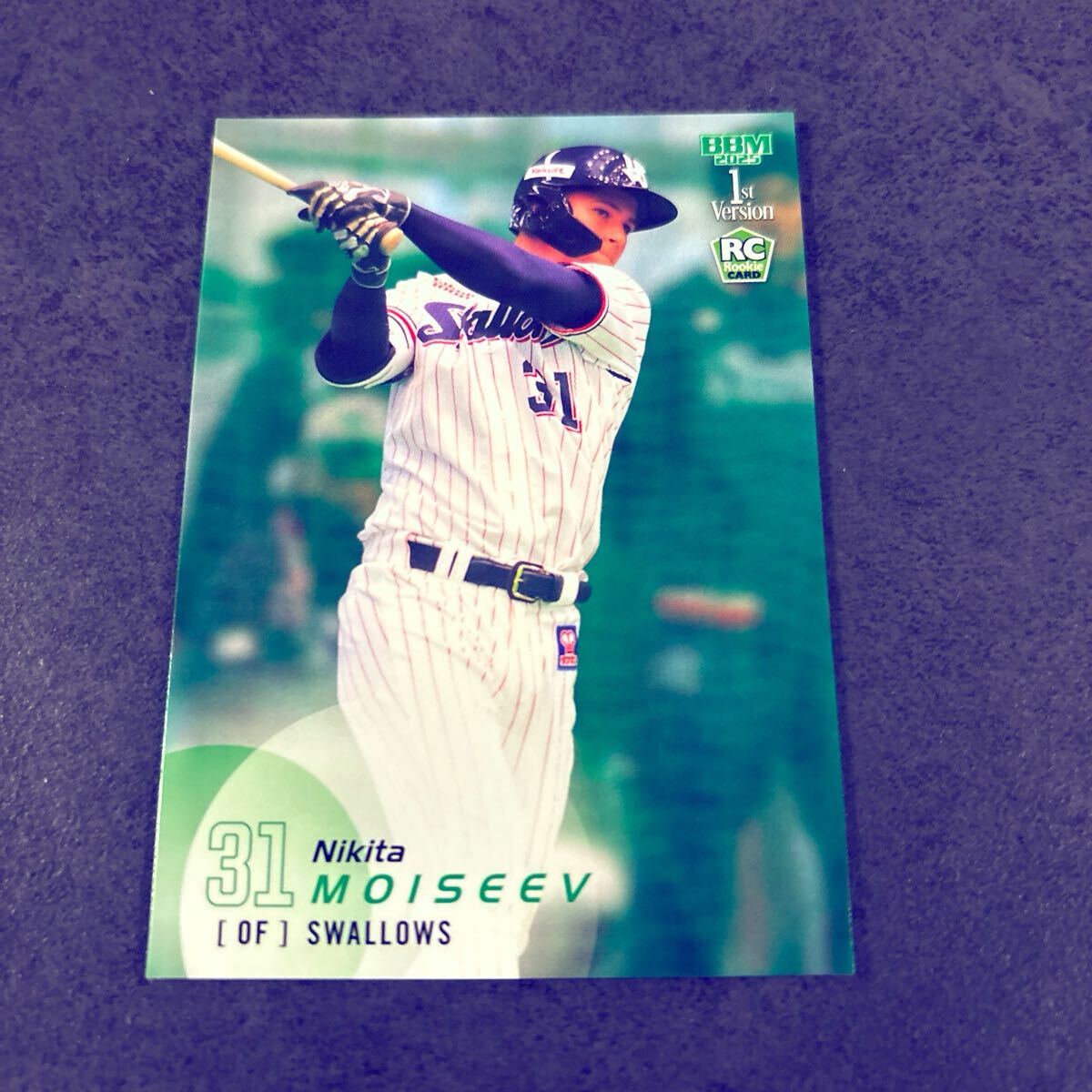 BBM 2025 1st モイセエフ ニキータ ヤクルトスワローズ レギュラーカード RC ルーキー拍卖