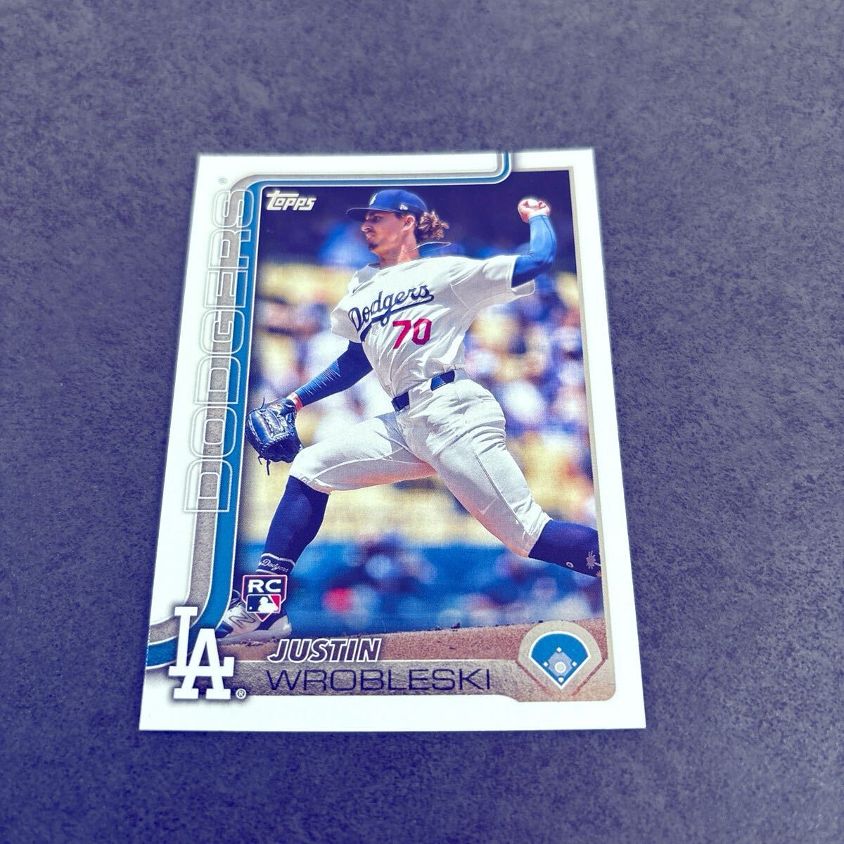 まとめ買い推奨 topps 2025 series2 JUSTIN WROBLESKI ドジャース RC ルーキー拍卖