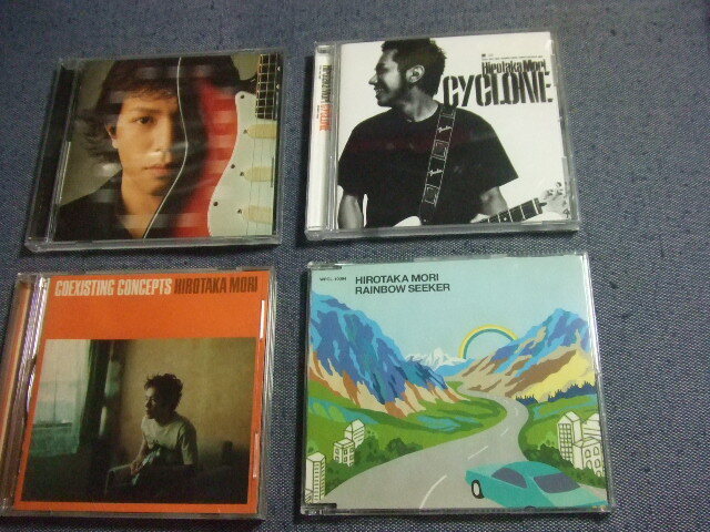 送料160円/森広隆4CD★並立概念/ゼロ地点/サイクロン/RAINBOW SEEKER 高所拍卖