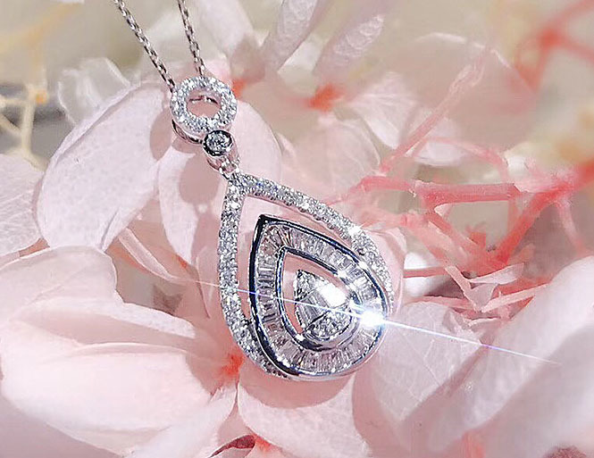 N250483◆Bigstone◆【優雅な気質】高品質宝石のデザイン*欧米大人気なネックレス拍卖