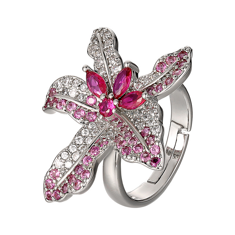 N251026◆Bigstone◆【華美なデザイン】華やかな印象*眩しい光を放つ*ファッションなリング フリー拍卖