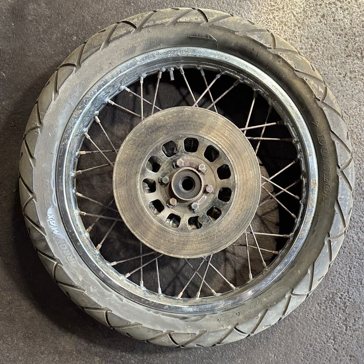 160サイズ YAMAHA/ヤマハ 1J7-460...GX750 純正 リアホイール ブレーキディスクローター 検索/GX/XS/750拍卖