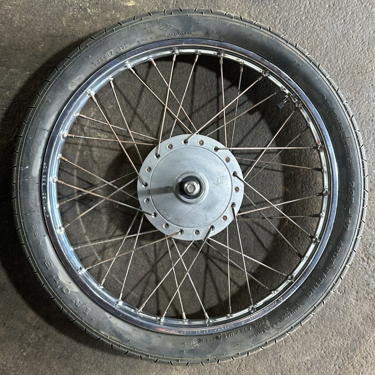 HONDA/ホンダ SUPERCUB/スーパーカブ フロントホイール J17×1.20 3 96 DOT 検/スーパーカブ/リトルカブ/C100 110 C50 C70 C90 拍卖