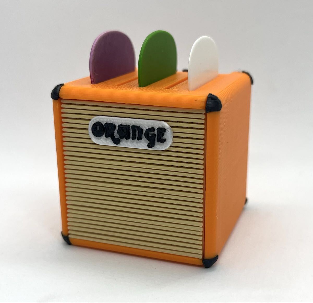 ピックホルダー ケース ORANGE オレンジ アンプ ギター ベース インテリア拍卖