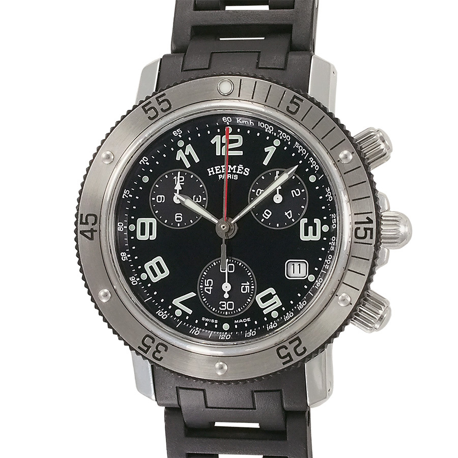 エルメス クリッパー ダイバー クロノグラフ CL2.915 保証書付拍卖