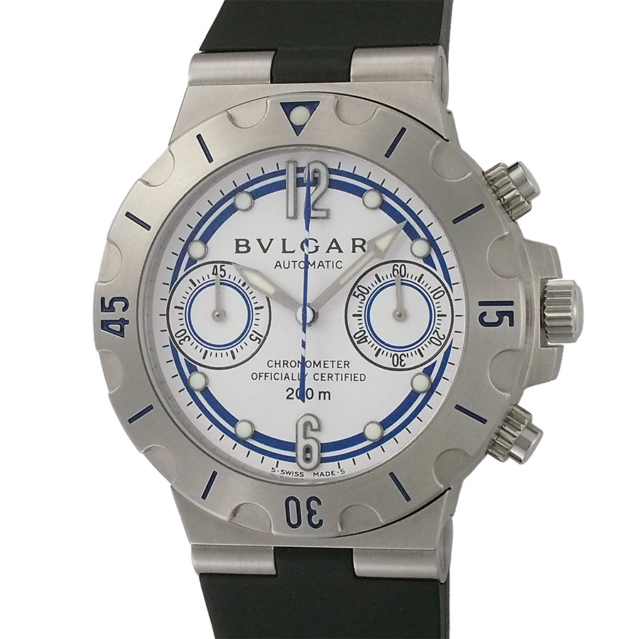 ブルガリ ディアゴノ プロフェッショナル クロノグラフ 500本限定 SC38NSW 箱・保証書付拍卖