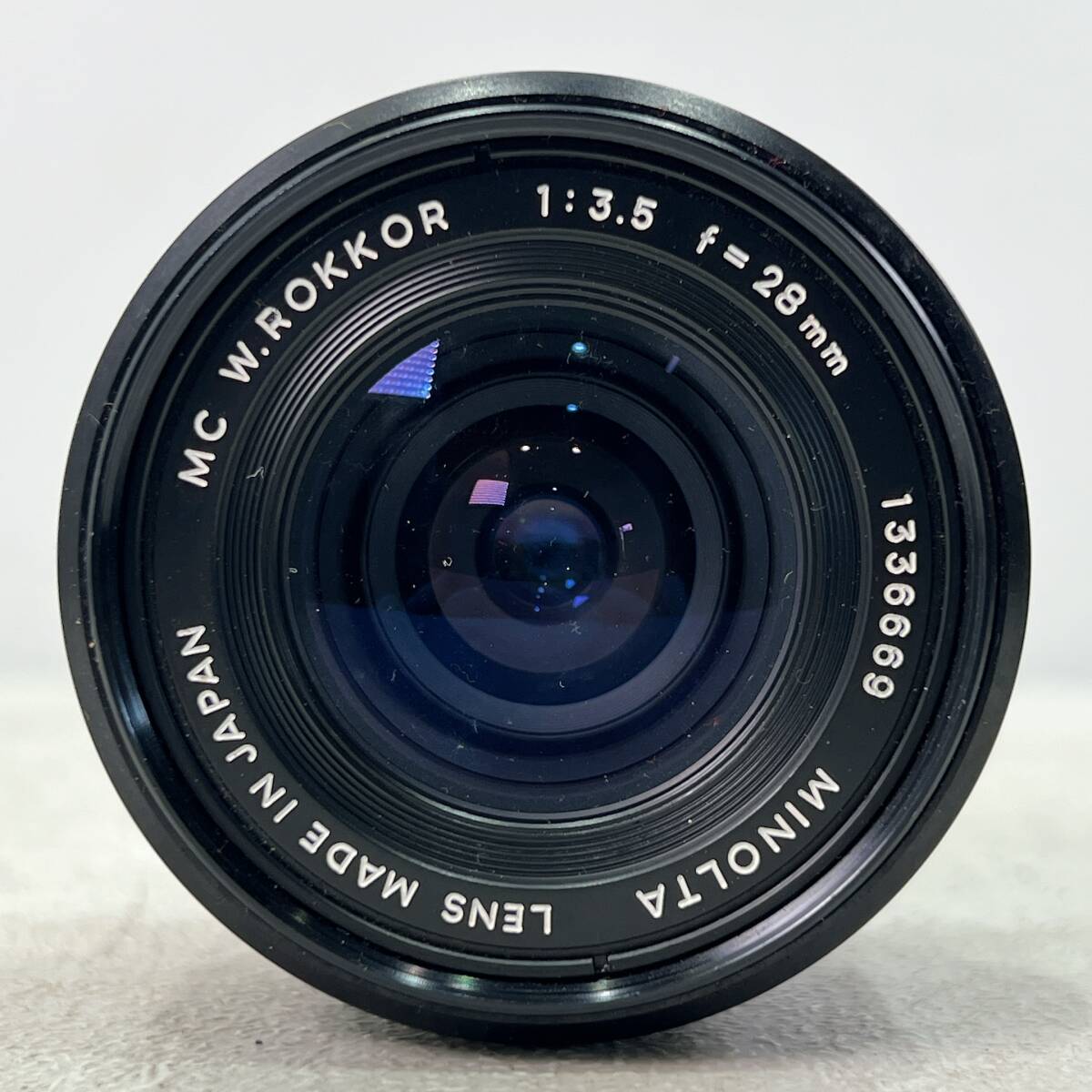 MINOLTA ミノルタ レンズ MC W.ROKKOR 28mm F3.5 中古拍卖