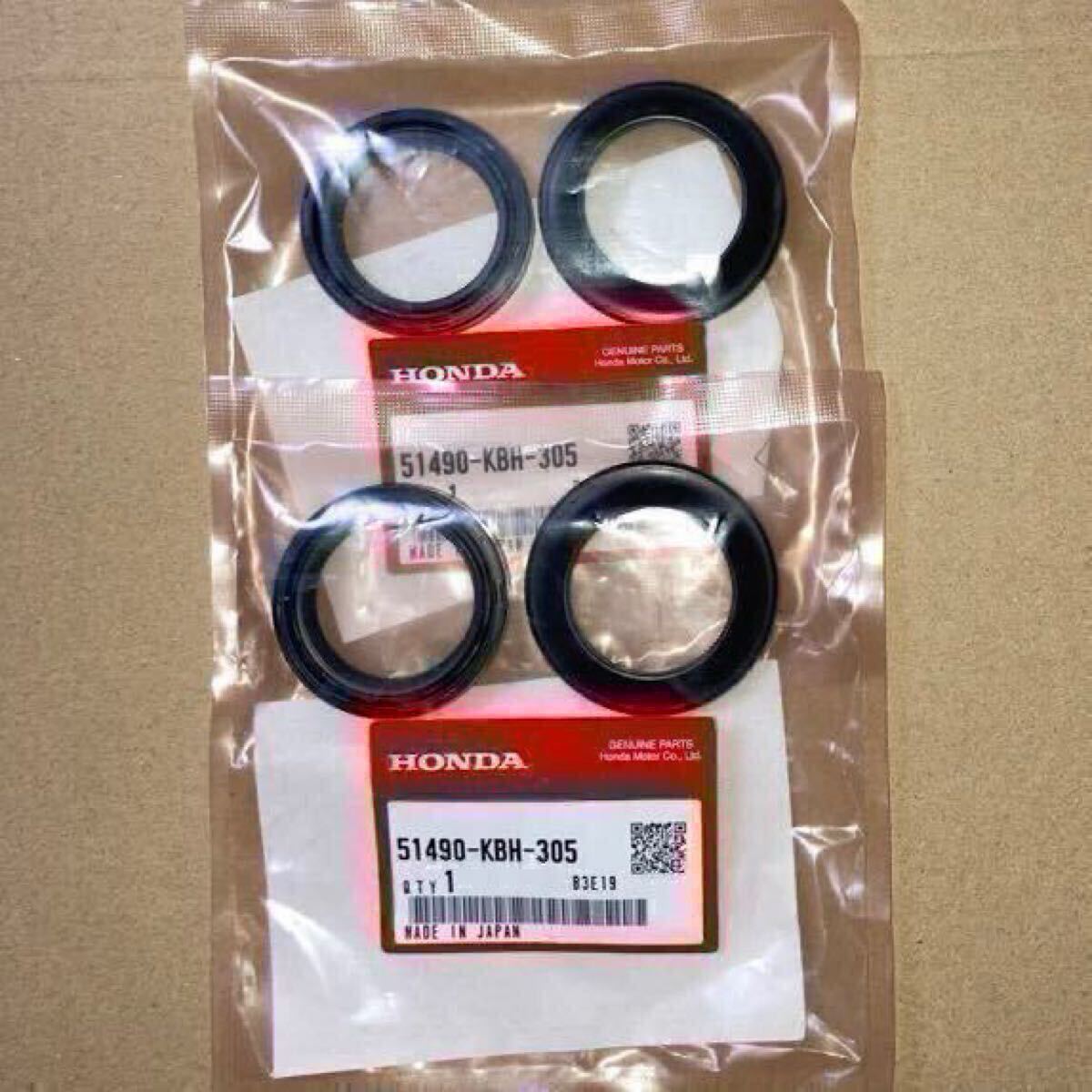 ホンダ純正品 CB250F ジェイド JADE MC23 フロントフォークシール ダストシールセット CBX400F CBX550F CBR400F HONDA 純正部品 新品拍卖