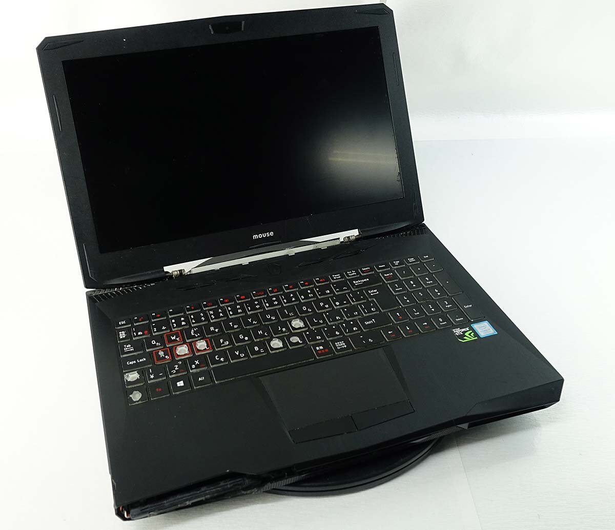 ジャンク mouse computer i5550GA1-C/Core i7 7700HQ/メモリ8GB/HDD無/GTX1060/Windows マウスコンピュータ ノート PC パソコン S101506M拍卖