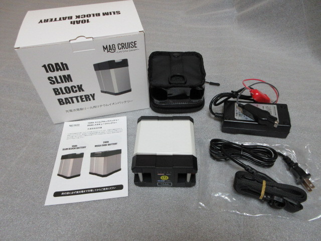 即決 マグクルーズ 10Ah スリム ブロック リチウムイオン バッテリー(MAG CRUISE 10Ah SLIM BLOCK BATTERY)未使用品拍卖