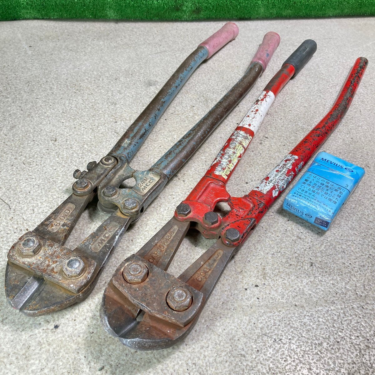 左清i368 MCC他 ボルトクリッパー 600mm(24 最大切断9mm)◇アングルボルトカッター600mm(24 最大切断9mm)■切断工具★計2本セット拍卖