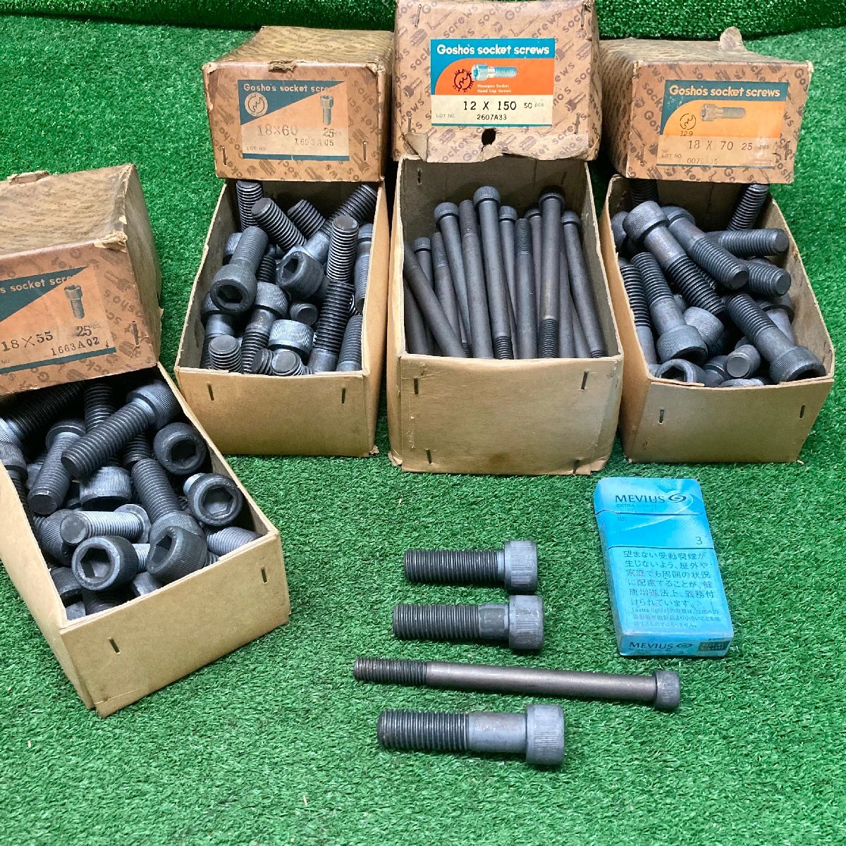 巽落o038 GOSHO ■六角穴付きボルト 12×150、18×55、18×60、18×70 ★計約20kg大量セット拍卖