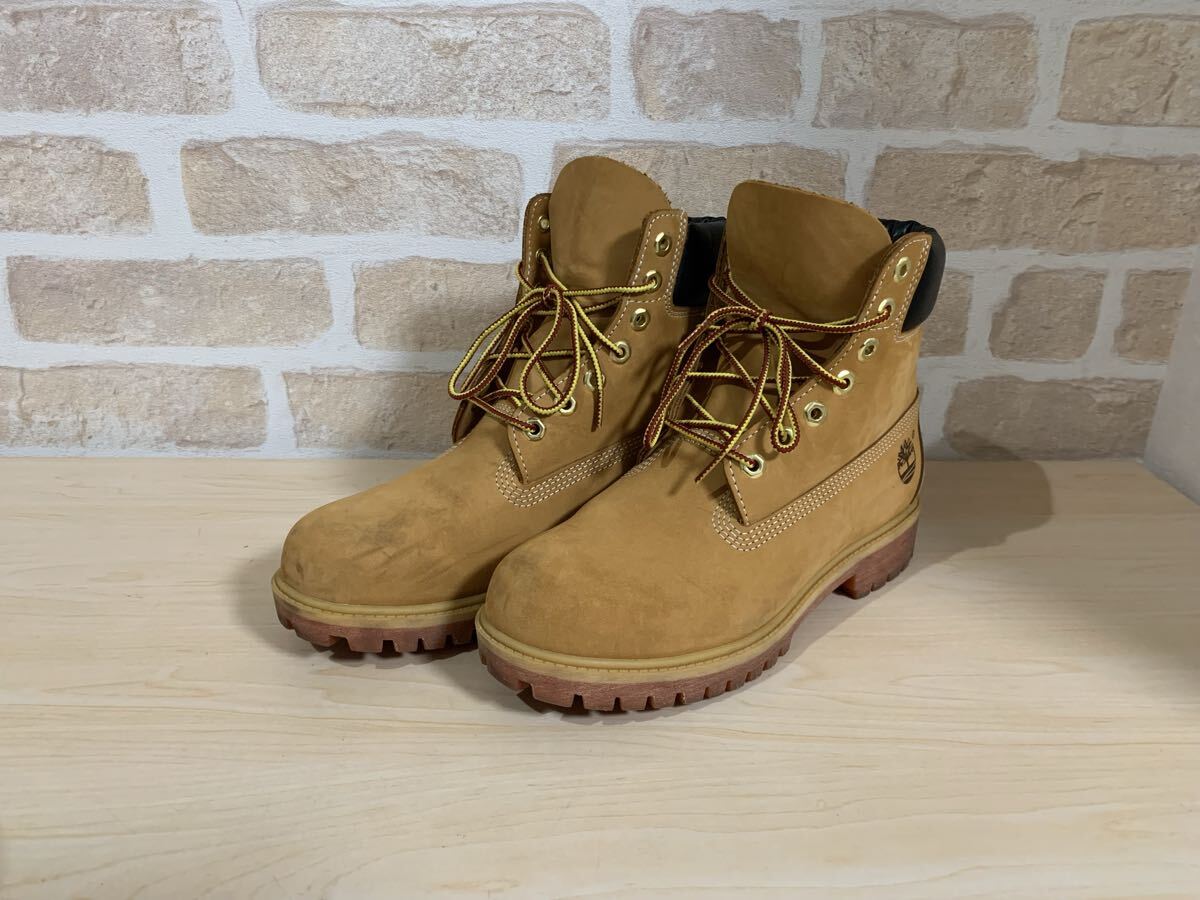 A10-134 Timberland ティンバーランド ブーツ ワークブーツ USA 7 1/2 25.5cm 10061 A4540 プレミアム ブーツ キャメル メンズ 靴 シューズ拍卖