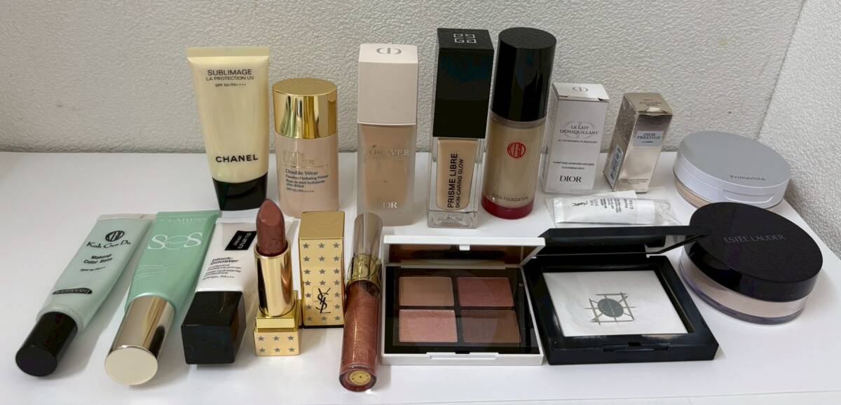 ☆mina■【化粧品まとめ売り】CHANEL シャネル Dior ディオール エスティローダー ジバンシー ナーズ YSL 他 デパコス サブリマージュ拍卖