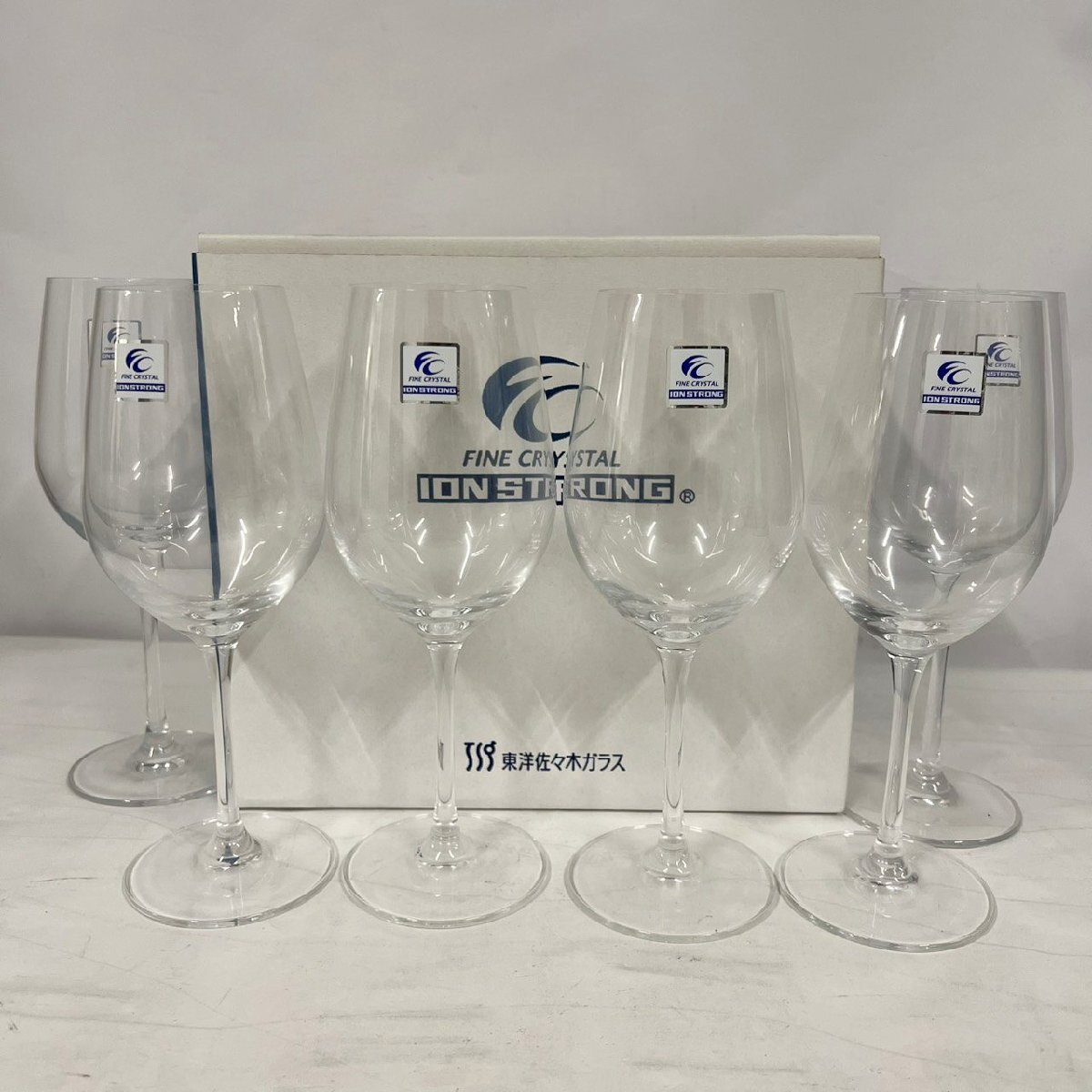 東洋佐々木ガラス ワイングラス 6客セット FINE CRYSTAL 強化クリスタル 食洗器対応 食器 グラス キッチン用品拍卖