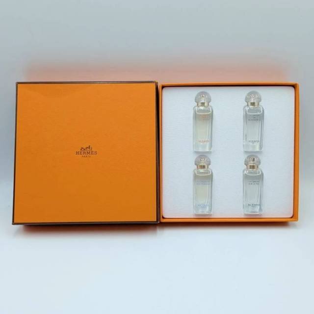 HERMES 庭 ガーデンシリーズ オードトワレ 7.5ml 4本セット ブランド 香水 パフューム フレグランス レディース ナイルの庭 季氏の庭拍卖