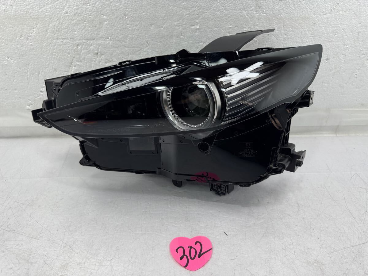 美品/ALH付 LED DM8P CX-30/左ヘッドライト コンピューター付 STANLEY W5546 打刻:6 ASSY ブラック /マツダ 純正 (302)拍卖