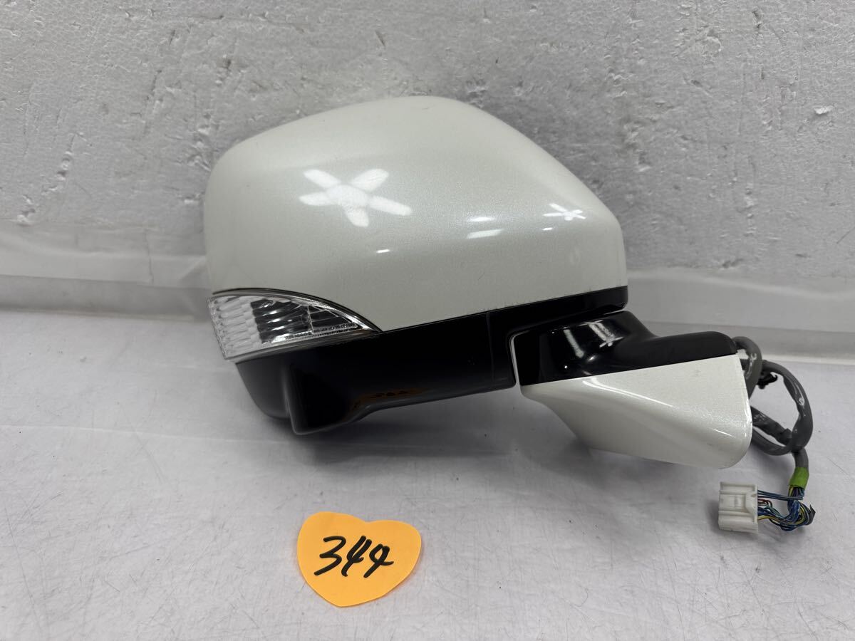 エルグランド E52 純正 サイドミラー ドアミラー 右 右側 運転席 QAB ホワイトパール 13ピン(344))拍卖