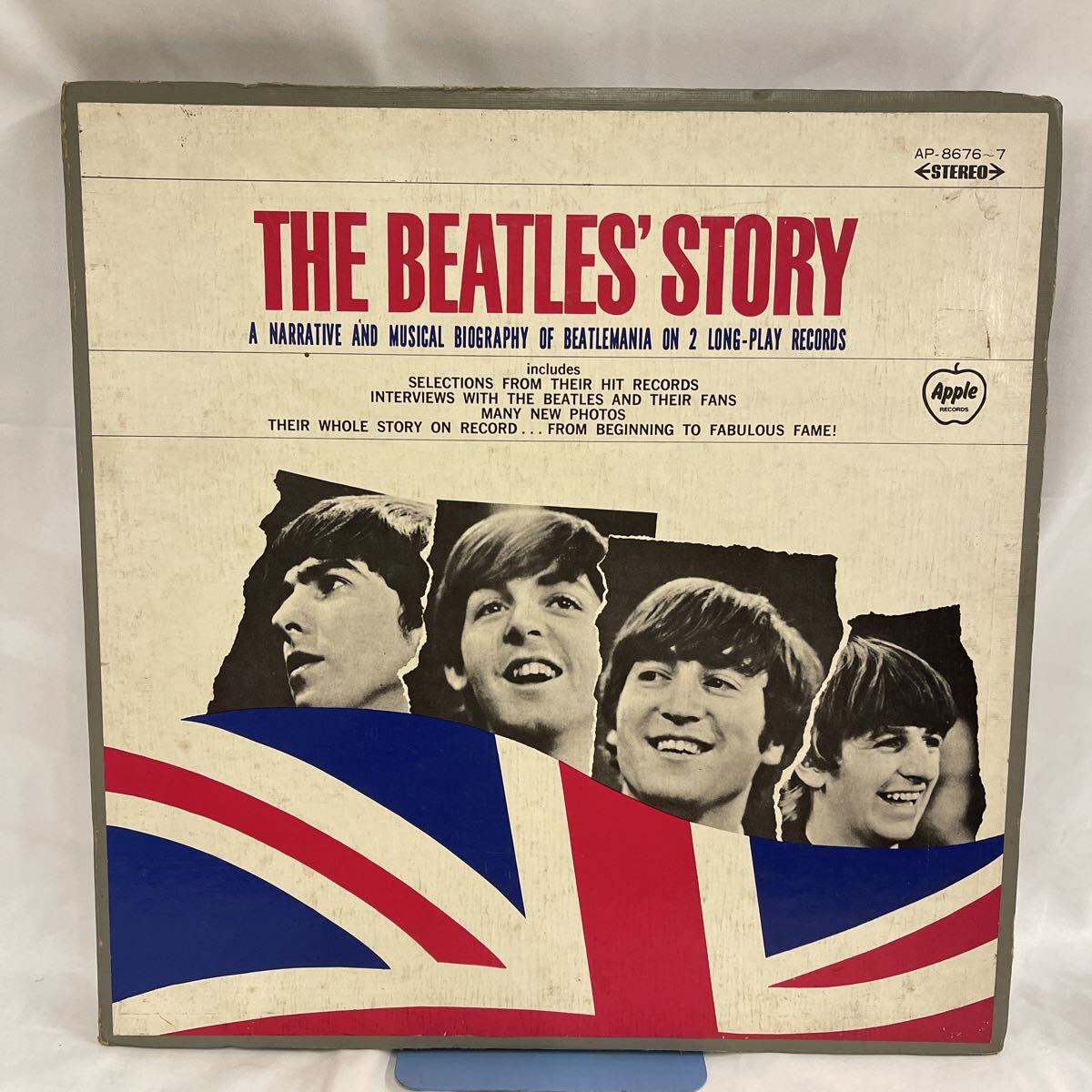51011N 国内盤 12inch 2LPレコード★ THE BEATLES STORY ビートルズ物語 ★AP-8676〜7拍卖