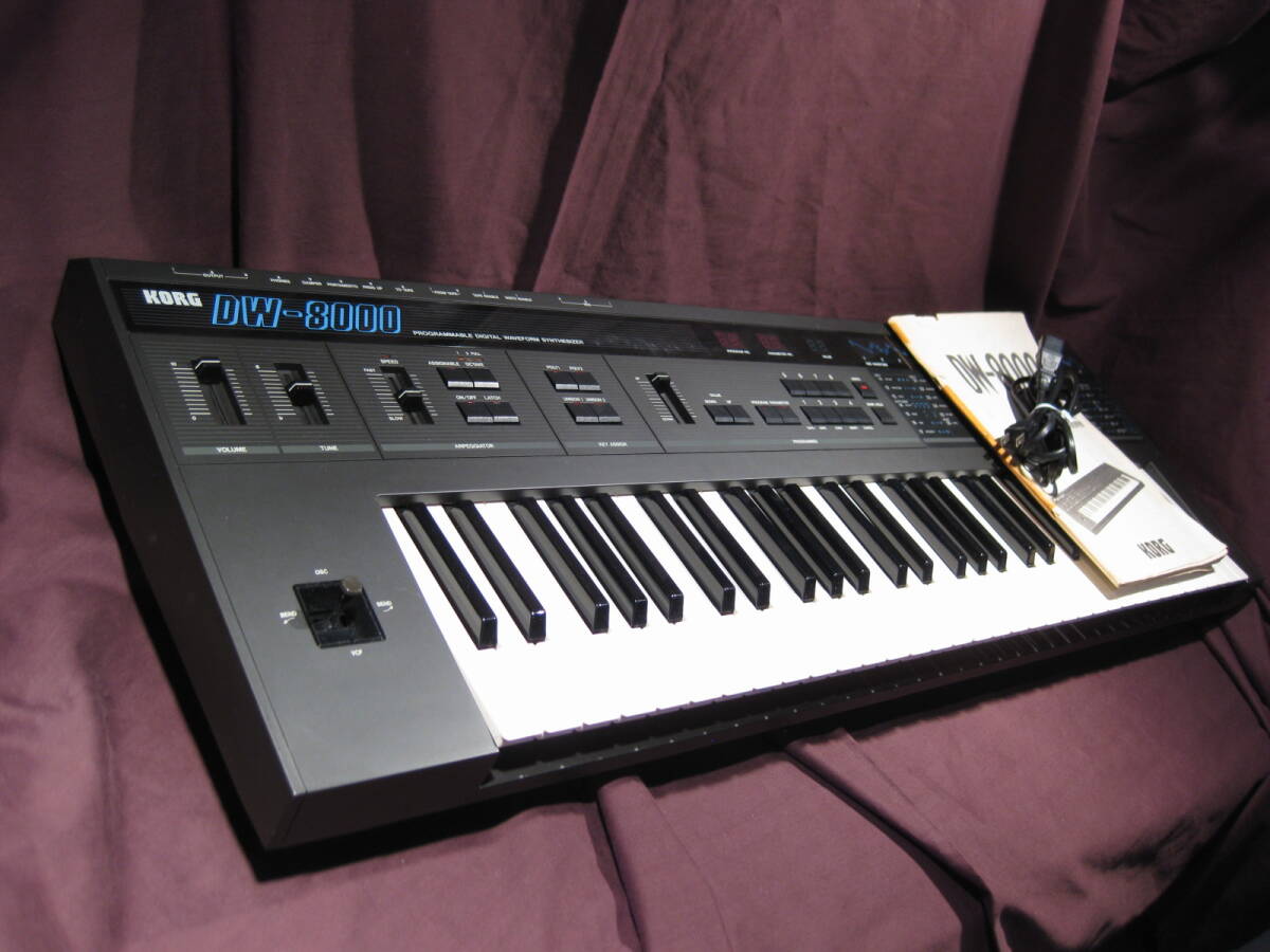 KORG コルグ DW-8000 アナログ デジタル ハイブリッド・シンセサイザー 動作品 美品拍卖