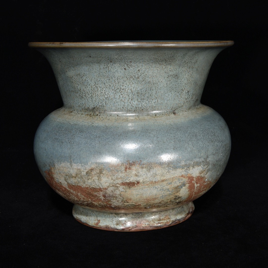 【永】宋時代 鈞窯 花盆 古陶磁器 陶芸 皿 中国陶瓷器 唐瓷 置物擺件 古美術品 古賞物 収集 旧家蔵出 中国唐物 A66拍卖