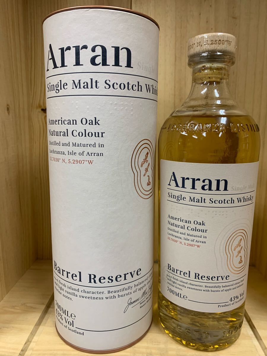 大特価 1本~9本 アランバレルリザーヴ 43% 700ml ウイスク・イー正規品 アランモルト バレルリザーブ拍卖