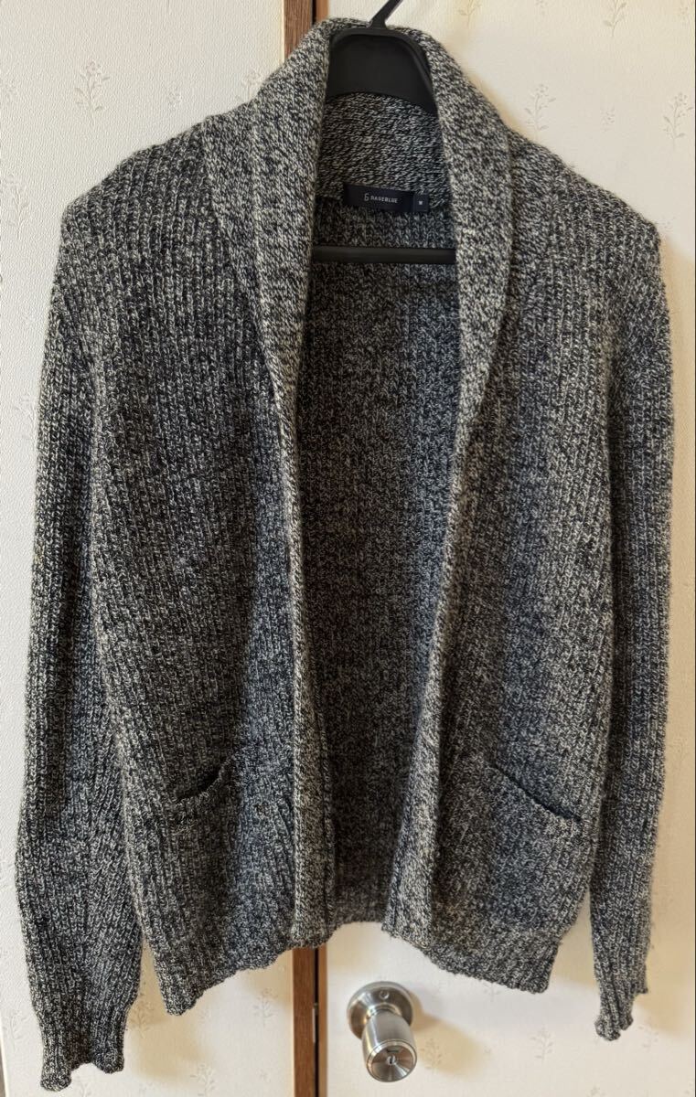 RAGEBLUE レイジブルー ショールカラーカーディガン M毛100%拍卖