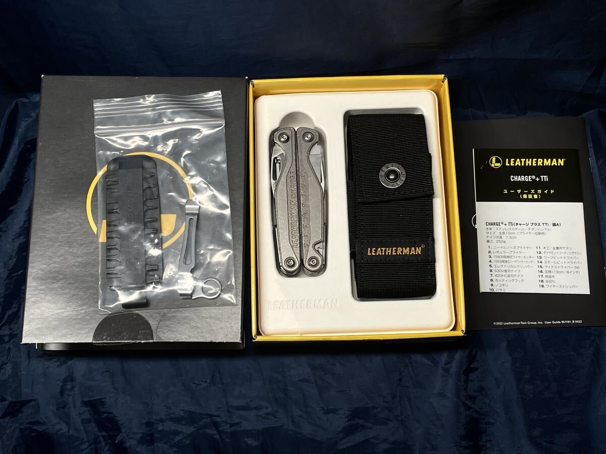 LEATHERMAN CHARGE+ TITANIUM レザーマン チャージプラス チタン 正規品拍卖