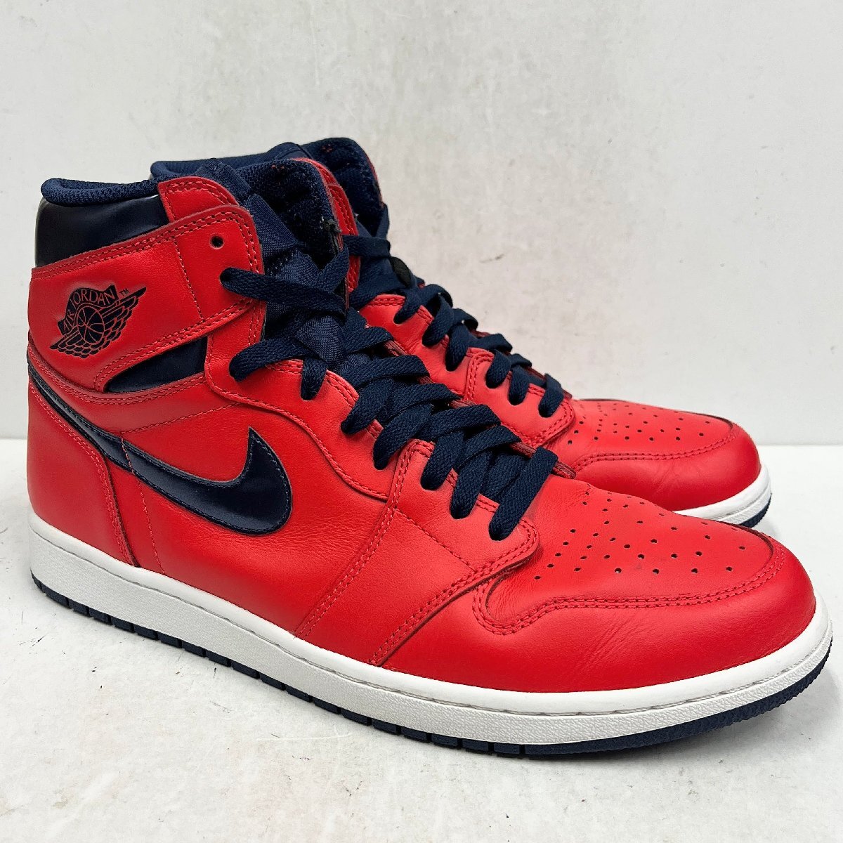 30cm AIR JORDAN 1 RETRO HIGH OG 555088-606 エア ジョーダン 1 レトロ ハイ OG デイビッド・レターマン 2100000303403 H2-119849 OSK拍卖