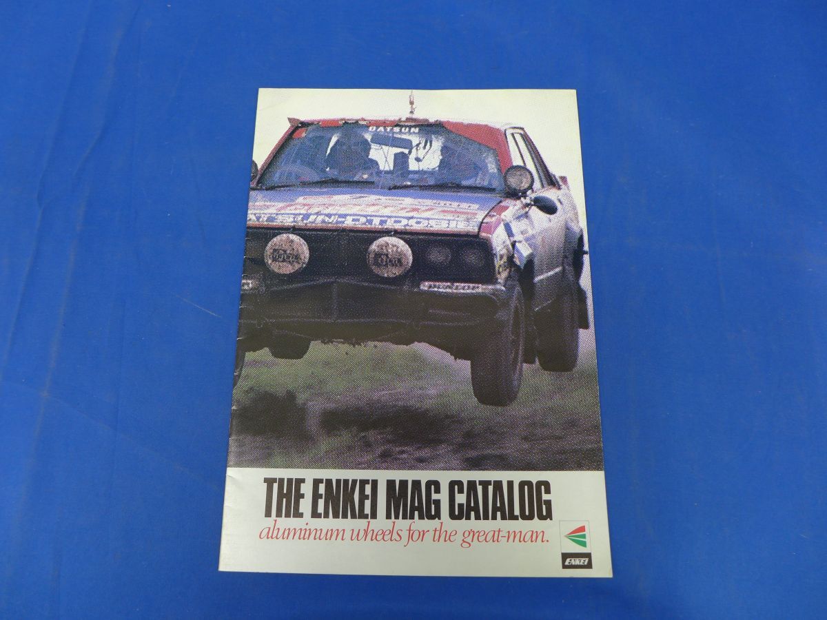 ユQ2442<旧車カタログ・当時物!!>「THE ENKEI MAG CATALOG aluminum wheels for the great-man」SOARER/AUSTER/LANCER/HILUX/JIMNY他拍卖