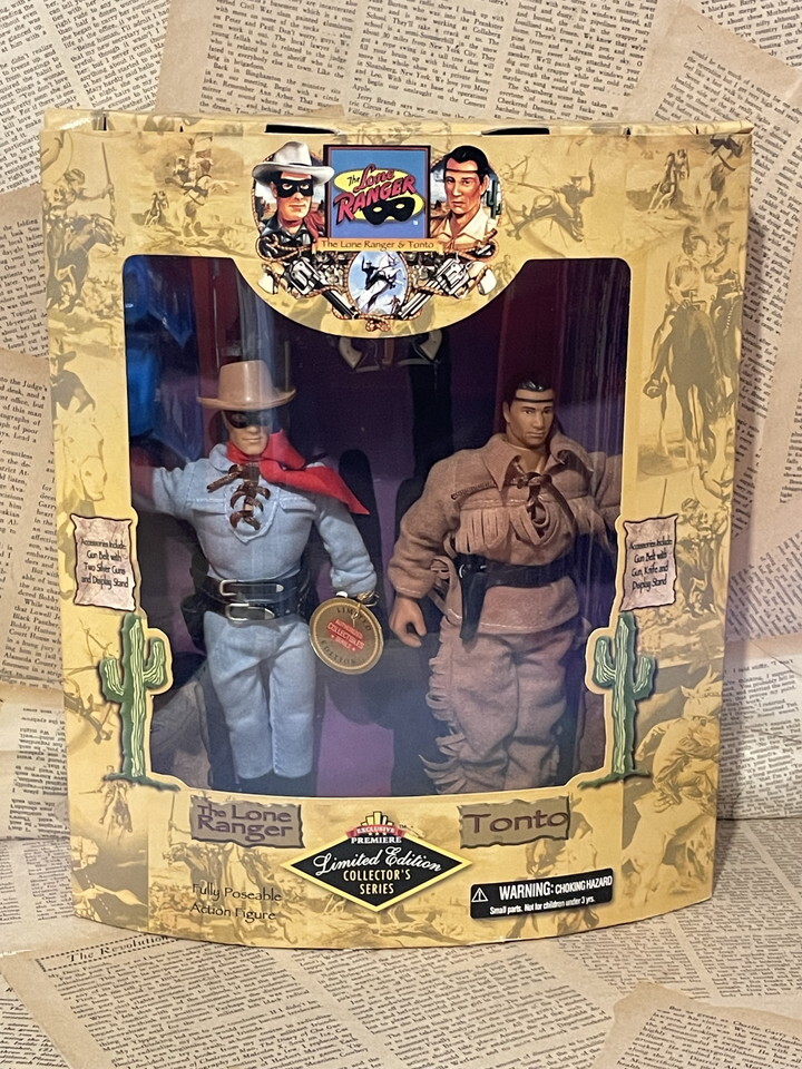 ☆1990年代/ローン・レンジャー/ドールセット/即決ビンテージUSA/The Lone Ranger/Doll set(90s/with box)拍卖