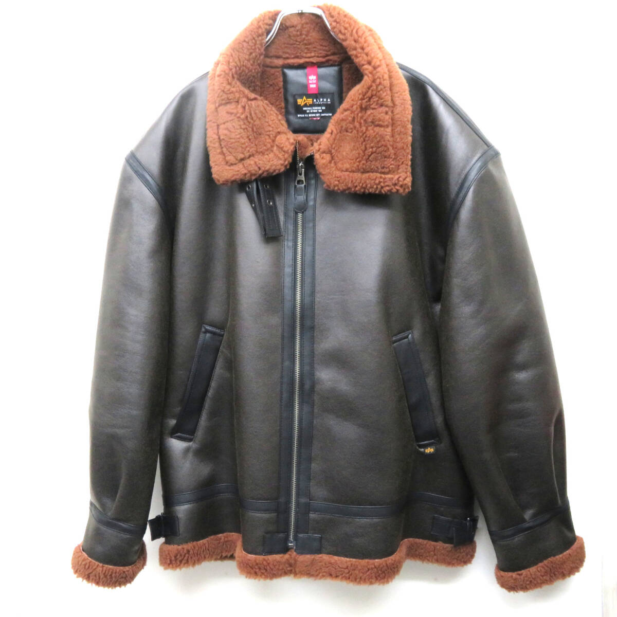 ALPHA INDUSTRIES アルファ B-3 フライトジャケット ムートン サイズ 4L 拍卖