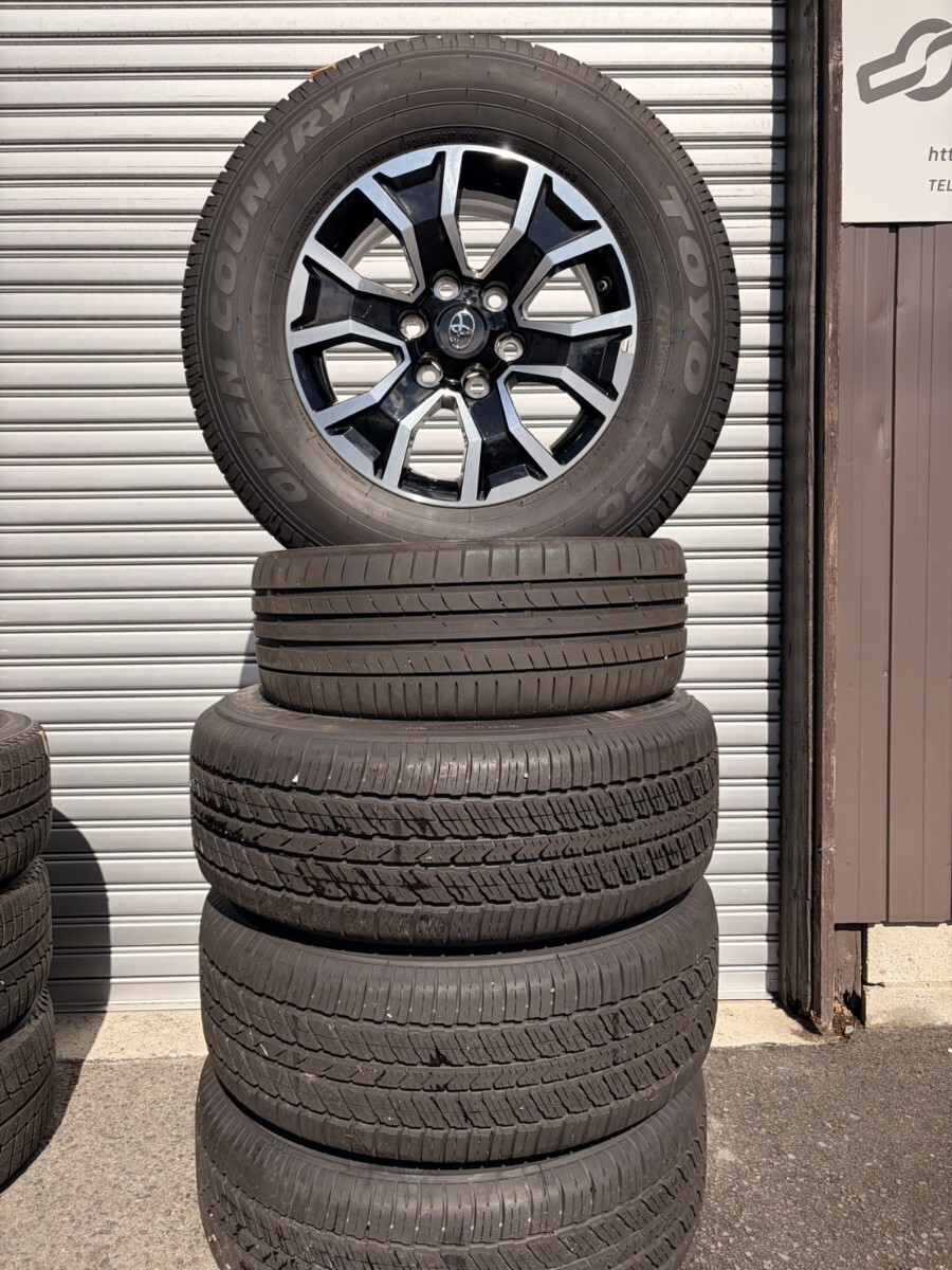 トヨタ タコマ純正ホイールタイヤセット 7.5Jx17 PCD139.7拍卖