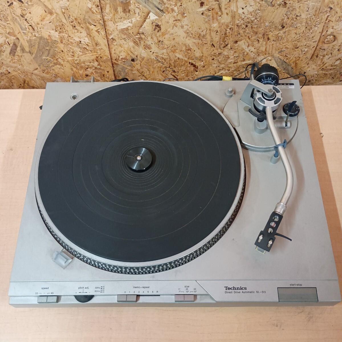 (A-33)(ジャンク品)(通電確認OK) Technics Direct Drive Automatic SL-D3 レコードプレーヤー フルオート拍卖