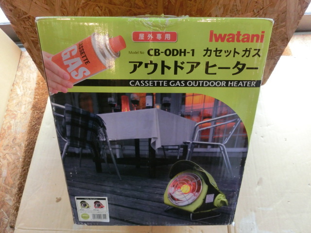 ①即決 未使用★イワタニ カセットガスアウトドアヒーター CB-ODH-1 グリーン◆キャンプ 防災用品 小型 ポータブル 暖房器具 ストーブ拍卖