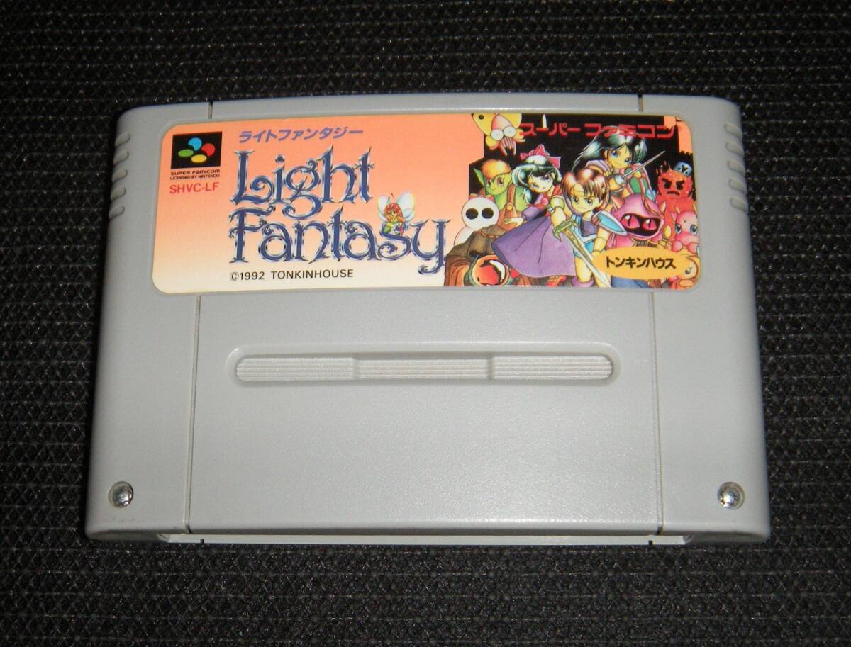 即決 SFC ライトファンタジー セーブデータ有 同梱可 クリーニング済拍卖