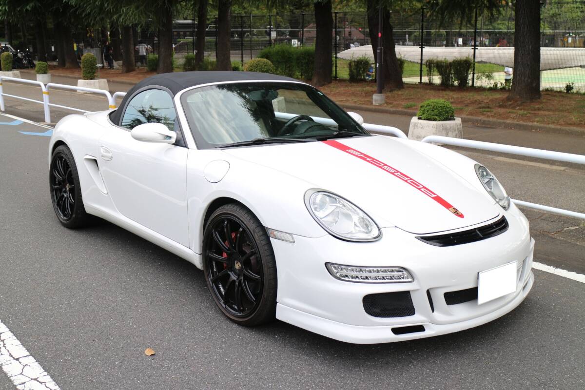 【987 GT3仕様カスタムモデル】H19 ポルシェボクスター ティプトロニックS【検令和9/1長期】左右RECARO/電動オープン快調/禁煙/20AW/東京拍卖