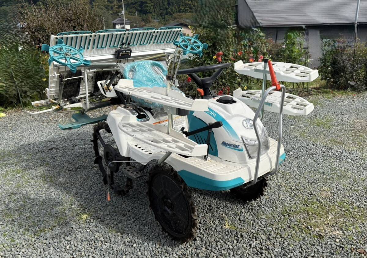 ★岩手発 クボタ 田植え機 4条植え EP4 リコイル  クランク 始動OK★拍卖