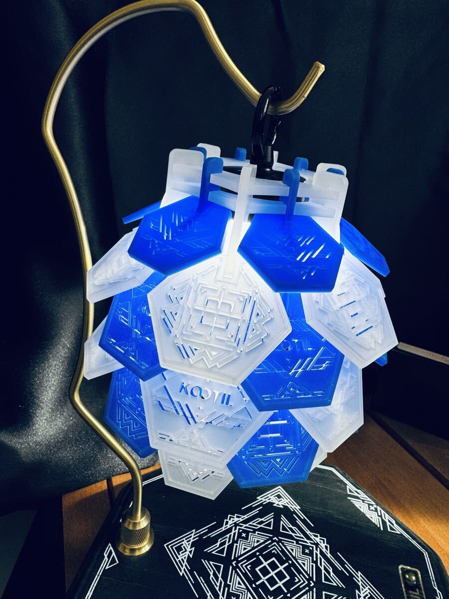 超激レア!ゴールゼロ用 最高級 ランタンシェード アクリル化粧箱付き LEDランプ付き キャンプ アウトドア 拍卖