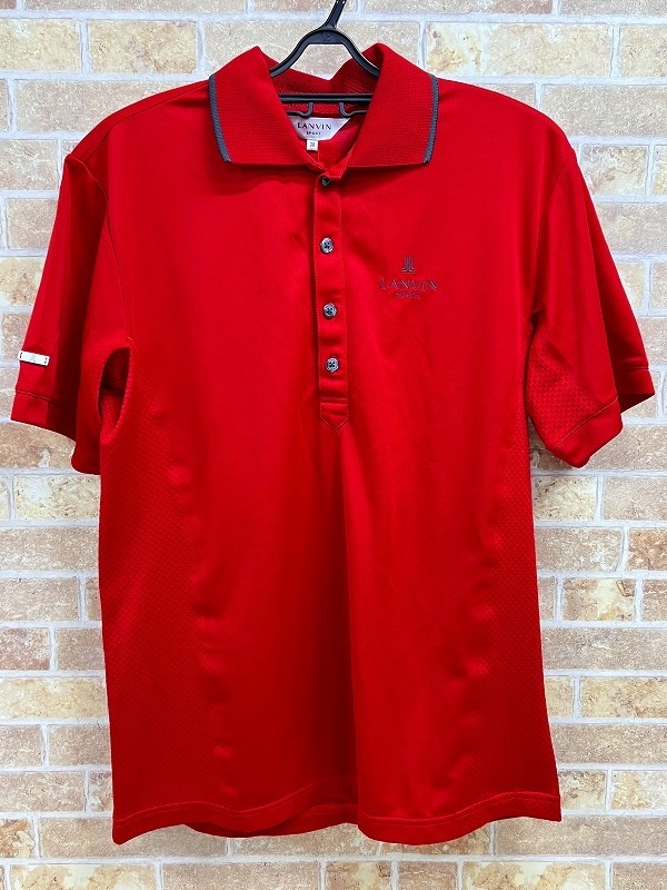 タグ付/保管品! LANVIN SPORT/ランバンスポーツ MOTION 3D 半袖ポロシャツ サイズ38 【1056y3】拍卖