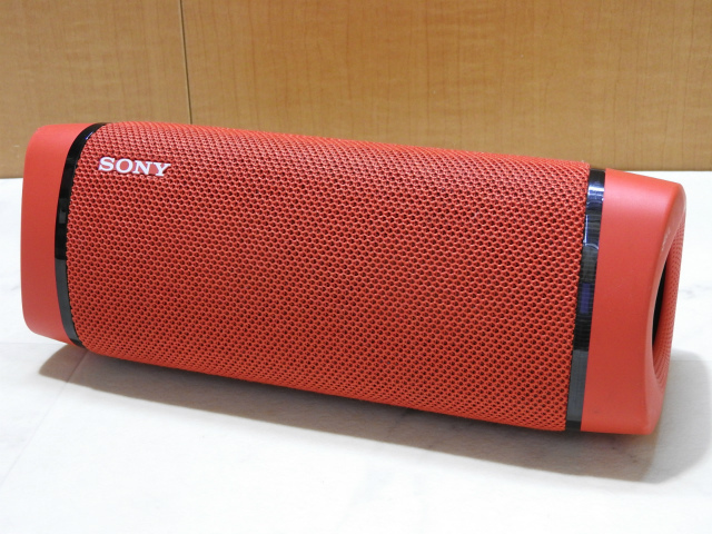 1円〜 中古 SONY SRS-XB33 レッド 本体のみ ソニー ワイヤレスポータブルスピーカー【764t】拍卖