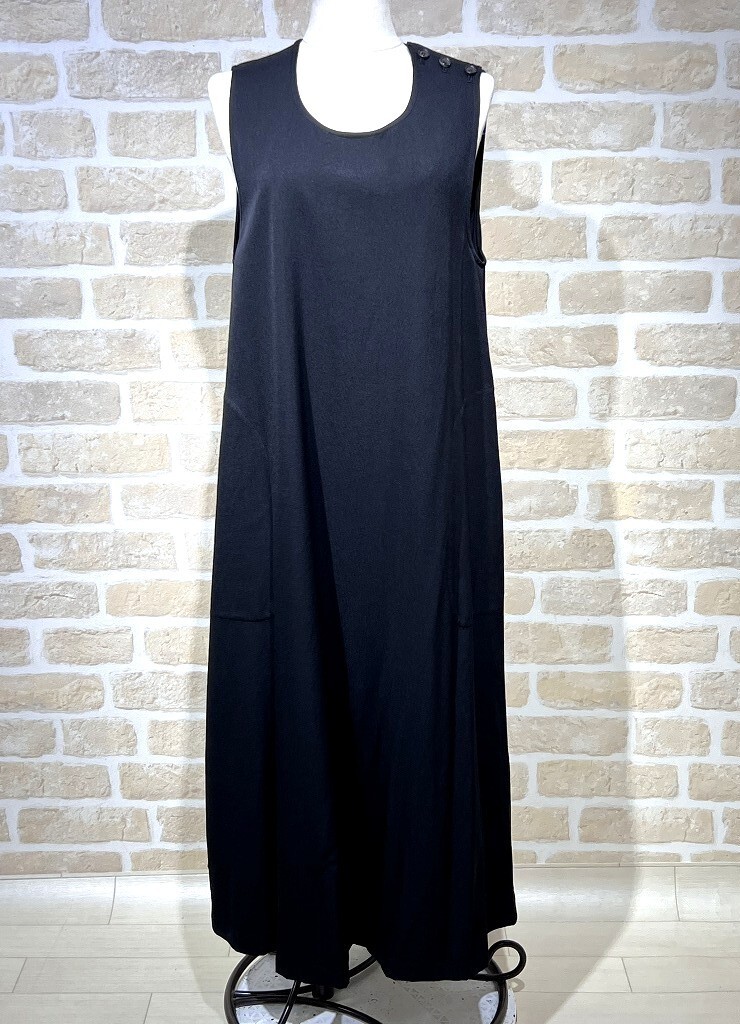 AD1992 tricot COMME des GARCONS/トリコ コムデギャルソン ウール100% ノースリーブ ロングワンピース Sサイズ 【210y3】拍卖