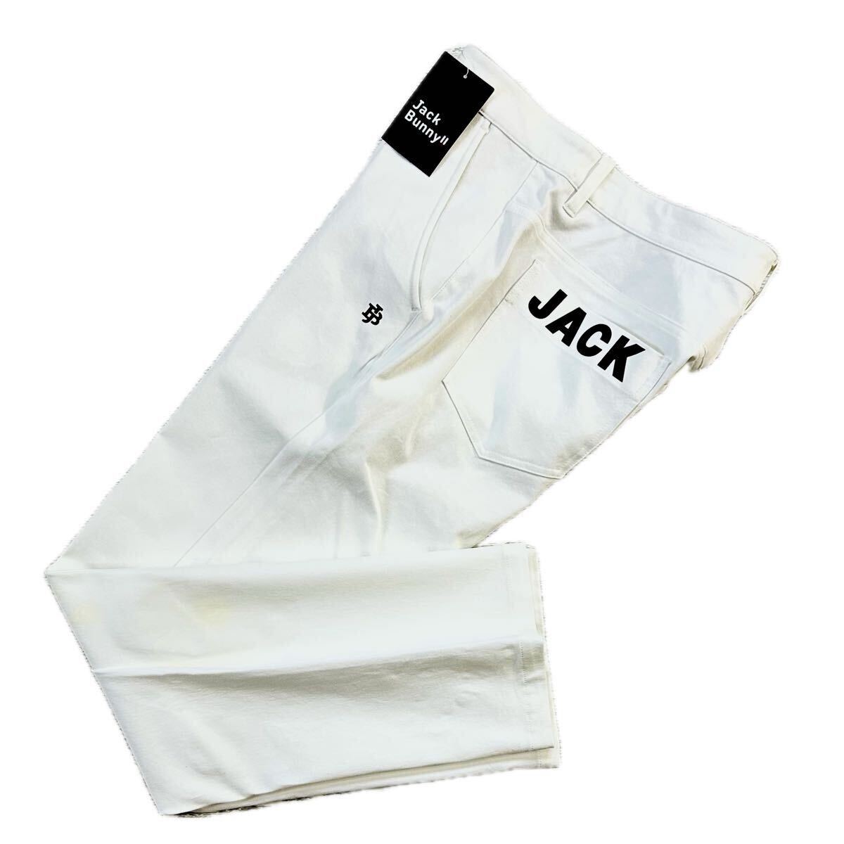 ☆新品☆Jack Bunny!! by PEARLY GATES ジャックバニー / W82-86㎝ / JB ポケットロゴデザイン ストレッチパンツ / サイズ5拍卖